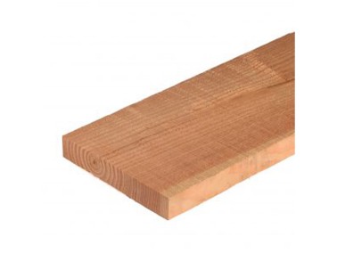 Douglas plank 3x20cm fijnbezaagd